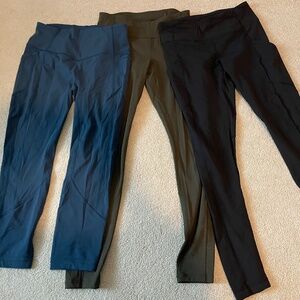 3 Lululemon leggings